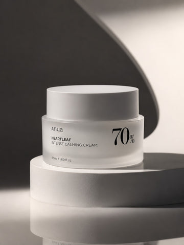 Anua 70% Extract Heartleaf intense Calming Cream.