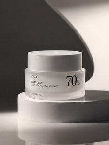 Anua 70% Extract Heartleaf intense Calming Cream.