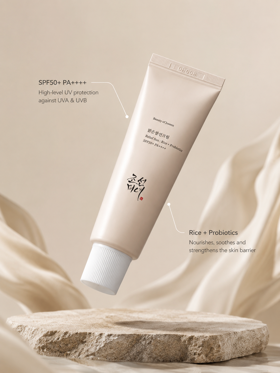 Beauty Of Joseon - Relief Sun Rice + Probiotics Spf50 - 50ml Made in Korea
