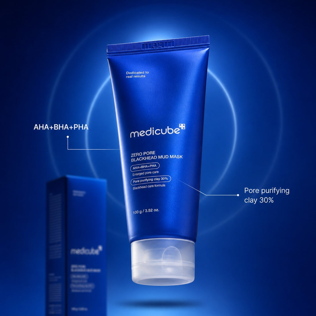 MEDICUBE ZERO PORE BLACKHEAD MUD MASK 100 GRAMS.